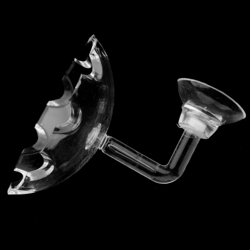Aquarium Feeding Tray Clear Fish Shrimp Food Feeder Tube Dish Shrimp Bowl Feeding Ring Fish Tank Decoration Accessories