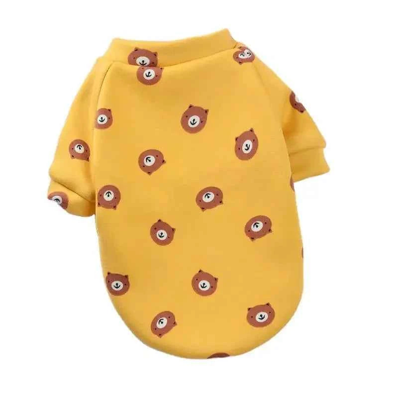 Chihuahua Dog Sweatshirt Puppy Cat Pullover Dogs Small Dog Hoodie Coat Winter Warm Pet Clothes for Bulldog