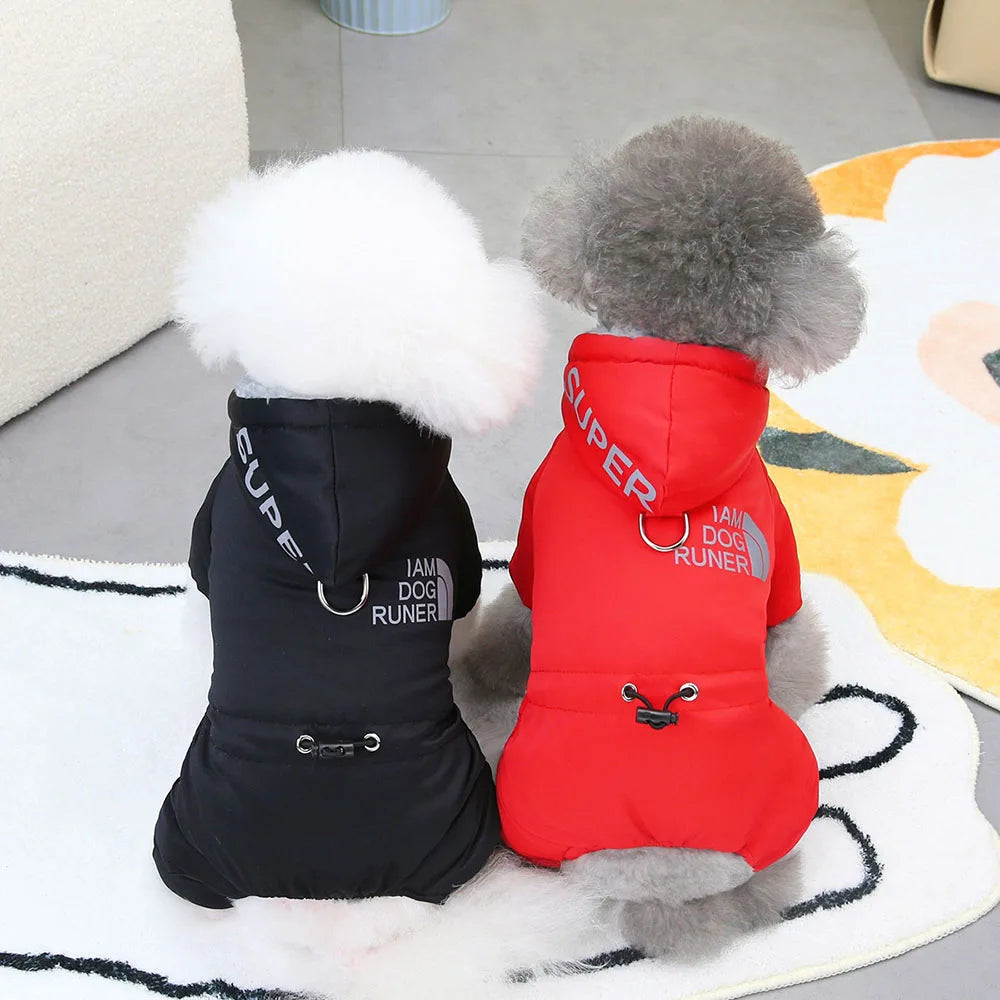 Waterproof Small Dogs Coats for Puppy Windproof Warm Full Body Coat for Doggies Pet Cat Puppy Winter Clothes Outdoor Snow Jacket