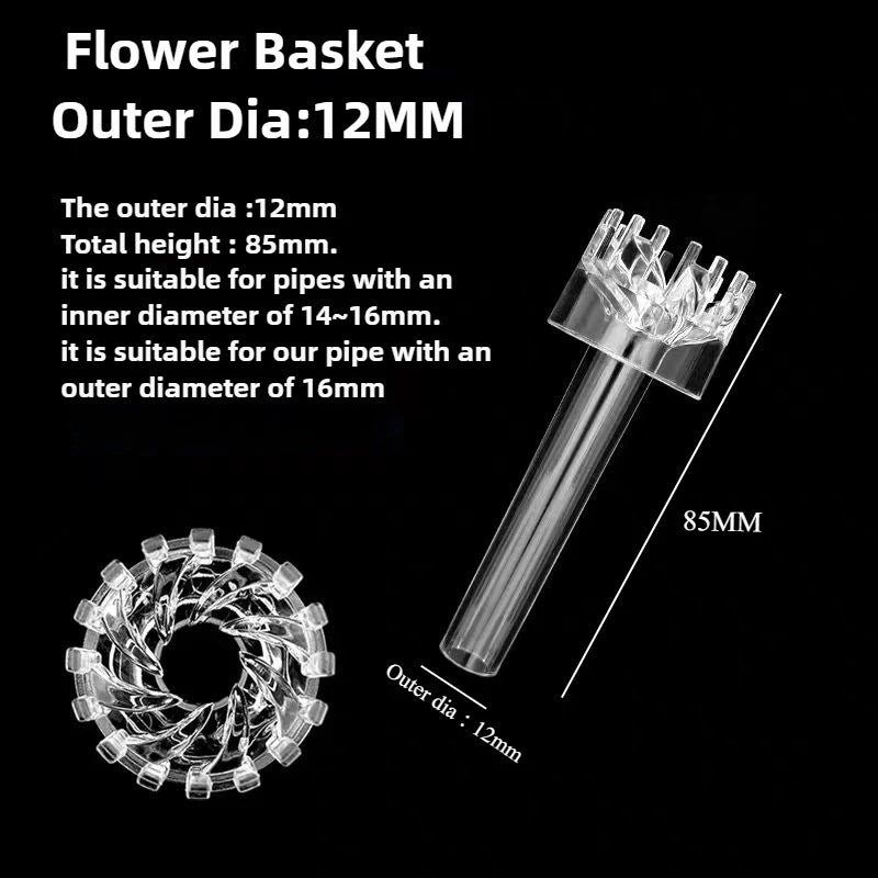 Transparent Fish Tank Water Pipe Acrylic Tube Fittings Elbow Joint Duck Bill Water Outlet Aquarium Accessries Rain Shower Outlet