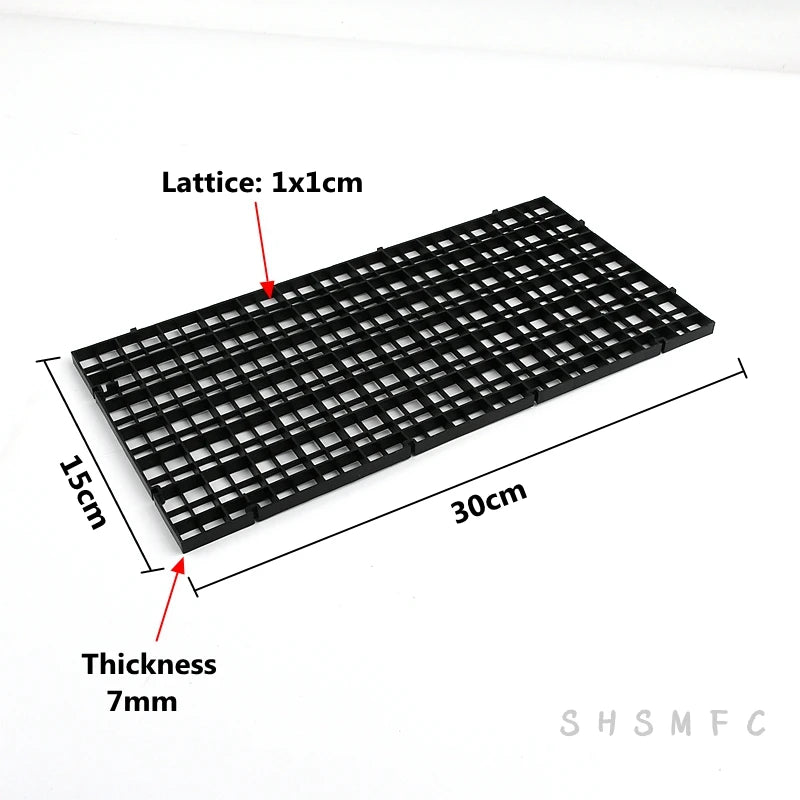 Fish Tank Isolation Plate Upper Cover Net Bottom Filter Grid Bracket Bottom Filter Plate Divider Plate Aquarium Cover Plate