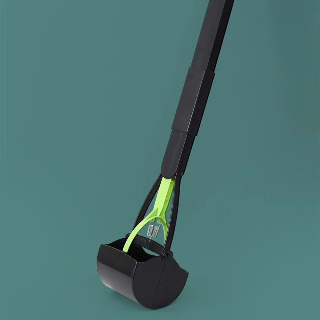Pooper Scooper For Dog Jaw Clamp Heavy Duty Long Handle Poop Scooper For Dog Puppy Cat Waste Picker Pet Cleaning Shovel Tools