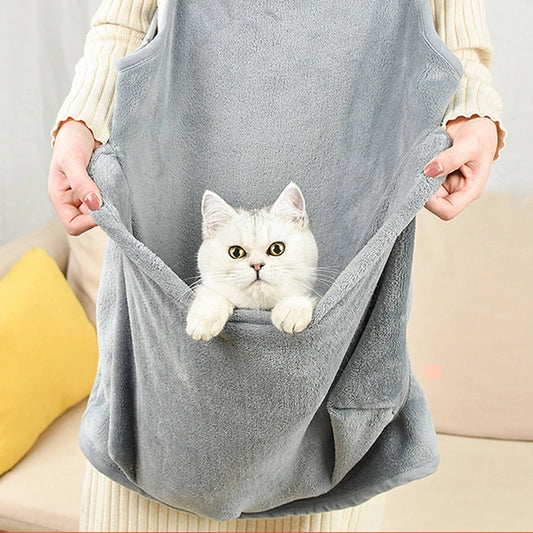 Petting Pet Travel Sleep Bag Cat Carrier Pouch Dog Puppy Bag Plush Outdoor Shoulder Bag Comfort Transport Bag for Cats Apron - Play Paws Toys