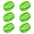 6 PCS Silicone Fishing Rod Holder Ball Straps 5 Hole Lightweight Fishing Tackle Ties Organizer Storage Racks Fishing Accessories
