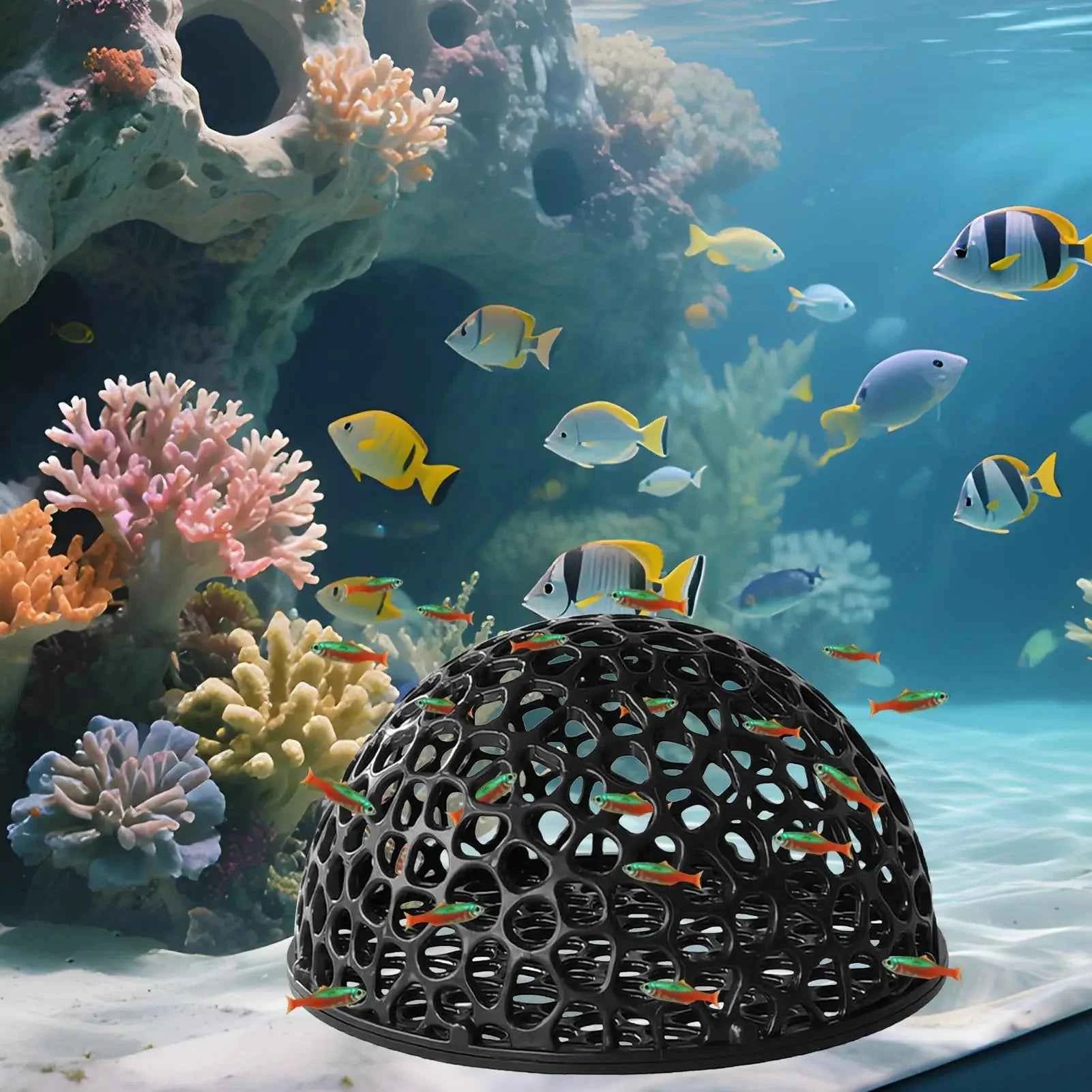 Aquarium Shrimp Hide Aquarium Decoration Small Fish Hide Hollow Betta Habitat Ornamental Fish Resting Place For Freshwaters Tank