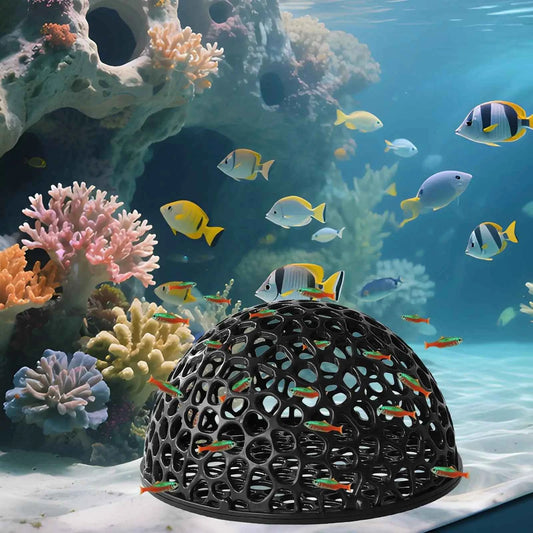 Aquarium Shrimp Hide Aquarium Decoration Small Fish Hide Hollow Betta Habitat Ornamental Fish Resting Place For Freshwaters Tank