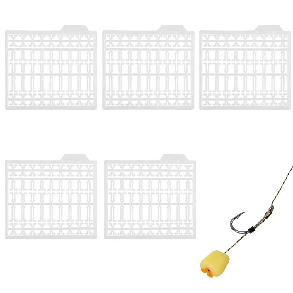 5Pcs Carp Fishing Tackle Carp Fishing Hair Rig Stops Boilie Bait Stoppers Extender Accessory for Carp/Coarse Fishing