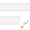 5Pcs Carp Fishing Tackle Carp Fishing Hair Rig Stops Boilie Bait Stoppers Extender Accessory for Carp/Coarse Fishing