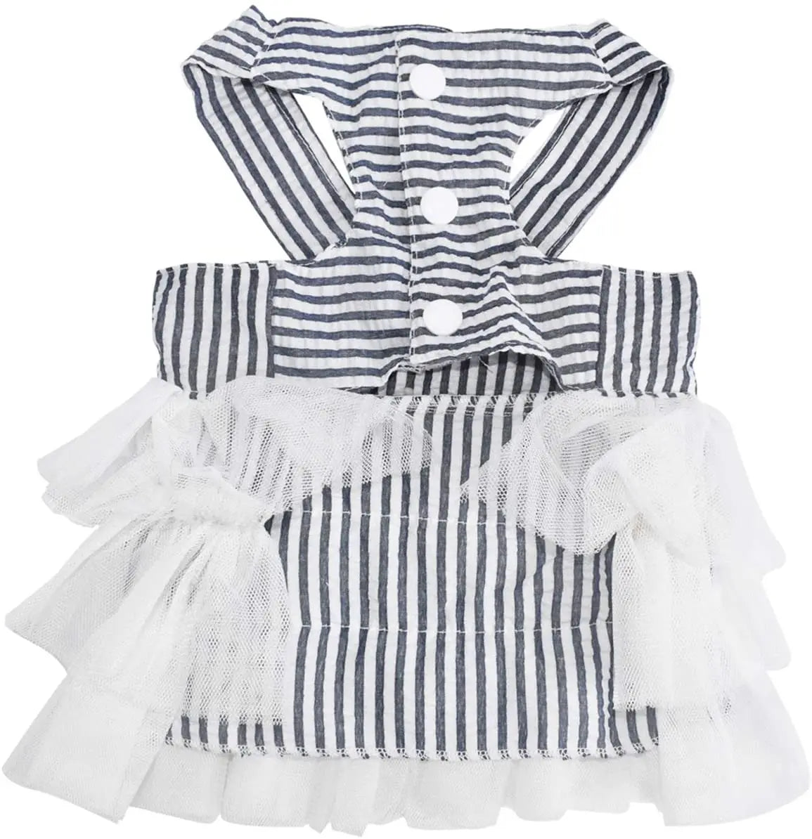 Dog Dress, Fashion Puppy Tutu Princess Dresses for Small Dogs Girl, Sweet Skirt with Dog Bowknot Clips, Spring Dog Cat Clothes