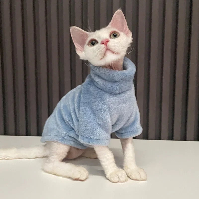 Fashionable Clothes For Cats Sphynx Cat Sweater Kitten Clothing Hound Dog Hoodie Clothes For Sphinx Cat Outfit Pet Jumpsuits - Play Paws Toys