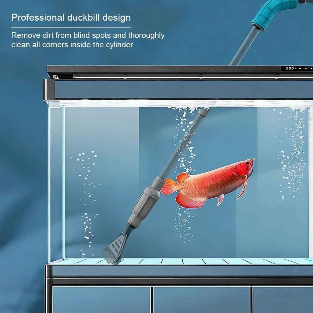Aquarium Siphon Fish Tank Syphon Vacuum Cleaner Pump Semi-automatic Water Change Changer Gravel Water Filter Acuario Accessories
