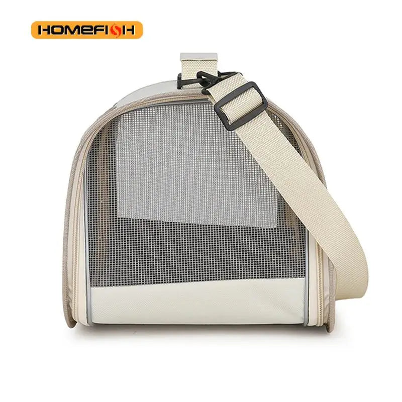 Portable Pet Carrier Bag for Small Dogs Cats Outdoor Foldable Cat Bag Breathable Cat Shoulder Bag Kitten Carrying Bag - Play Paws Toys