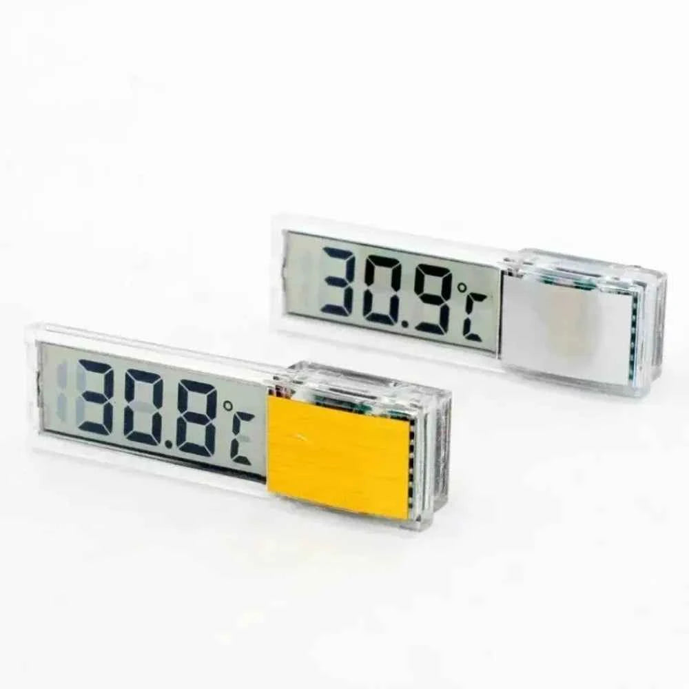 1PC Aquarium Thermometer Electronic LCD Digital Fish Tank Temperature Measurement Fish Tank Temp Meter Aquarium Accessories