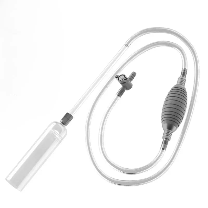 Aquarium Siphon Vacuum Cleaner Fish Tank Water Changer Manual Water Changer Semi-Automatic Aquarium Pump Cleaning Tools