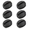 6 PCS Silicone Fishing Rod Holder Ball Straps 5 Hole Lightweight Fishing Tackle Ties Organizer Storage Racks Fishing Accessories