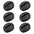 6 PCS Silicone Fishing Rod Holder Ball Straps 5 Hole Lightweight Fishing Tackle Ties Organizer Storage Racks Fishing Accessories