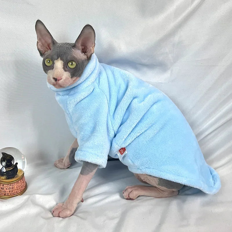 Fashionable Clothes For Cats Sphynx Cat Sweater Kitten Clothing Hound Dog Hoodie Clothes For Sphinx Cat Outfit Pet Jumpsuits - Play Paws Toys