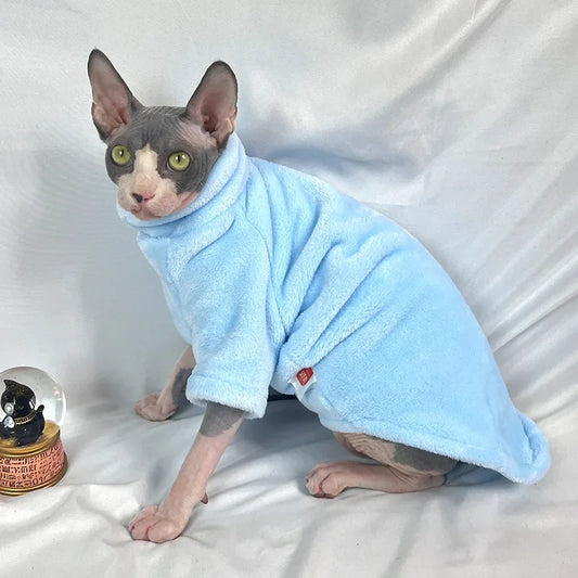 Fashionable Clothes For Cats Sphynx Cat Sweater Kitten Clothing Hound Dog Hoodie Clothes For Sphinx Cat Outfit Pet Jumpsuits - Play Paws Toys