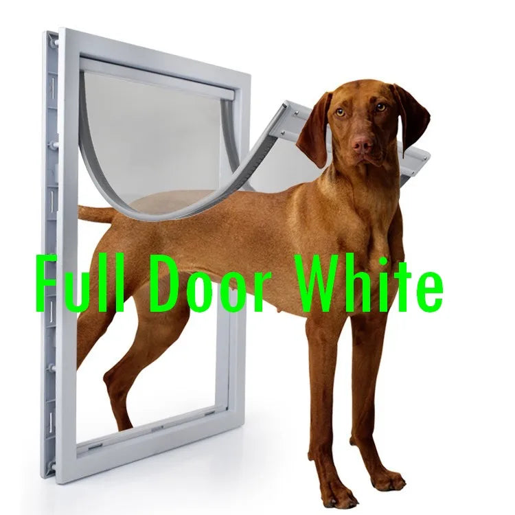 Extra Large Big Dog Door for Wooden Doors High Quality ABS Flame PVC Enter Outer Flap Anti Raining Cover Insulated Cold Weather