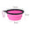 Portable 350ml Fold Silicone Pet Bowl Collapsible Puppy Feeder Dish For Outdoor Travel Walking Camping Dog Food Water Supplies