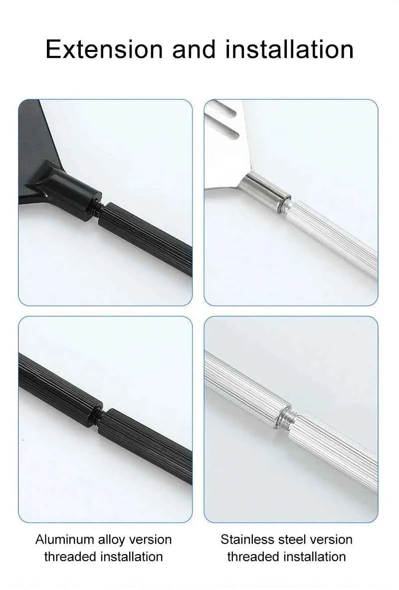 Aquarium Algae Remover Aluminum Alloy Stainless Steel Scraper Blade Fish Tank Glass Water Plant Grass Cleaning Tools Accessories