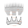 Stainless Steel Wool Scissors Sheep/goats Shears Convex Comb Cutter Shearing Clipper 4/9/13 Tooth Straight/curved Wool Blade