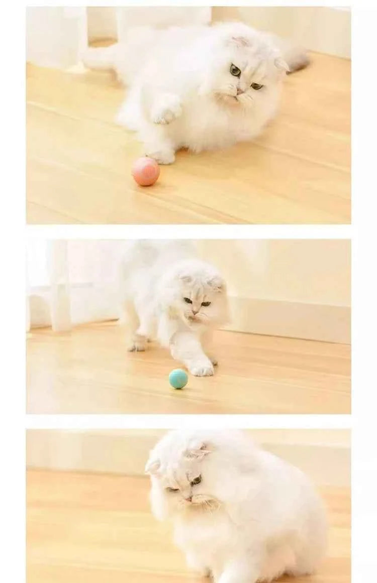 Interactive Cat Ball Automatic Cat Toy Indoor Cat Toy Electric Games Pet Products MWJ01
