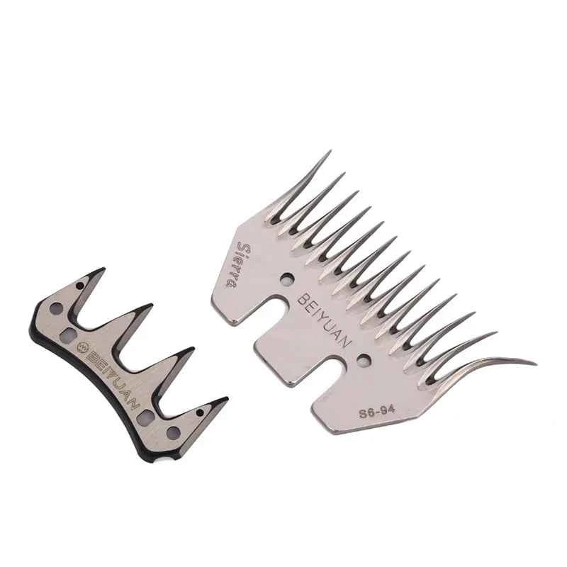 BEIYUAN Sheep Shears Comb Cutter Wool Scissors Blade Goats Alpaca Farm Clipper Scissors Parts 1 Sets