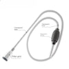 Fish Tank Siphon Vacuum Gravel Large Water exchanger Aquarium Sand Cleaning and Water Changing Cleaning Kit with Extension Tube