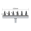 4/6/10 Ways Stainless Steel Air Flow Splitter Distributor Pump Valves For Aquarium