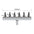 4/6/10 Ways Stainless Steel Air Flow Splitter Distributor Pump Valves For Aquarium