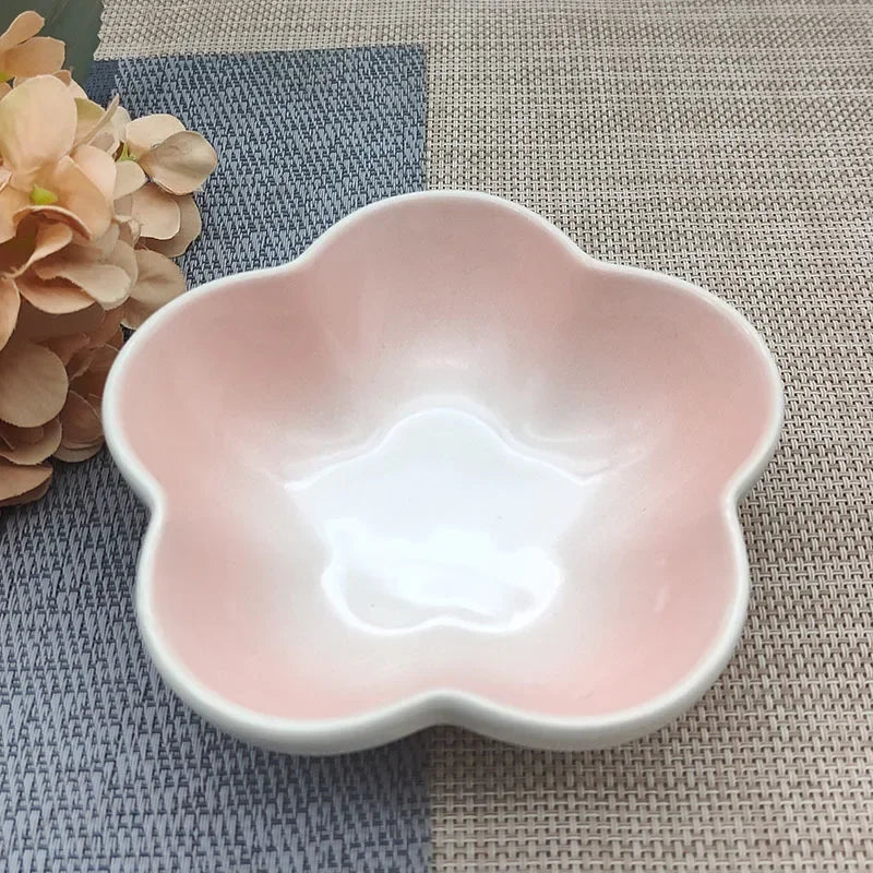 Ceramic Extra Wide Raised Cats Food Bowl,Elevated Pets Bowls Anti-Vomiting Cat Feeder Whisker Stress-Free Cat Feeder Bowls 5.1''