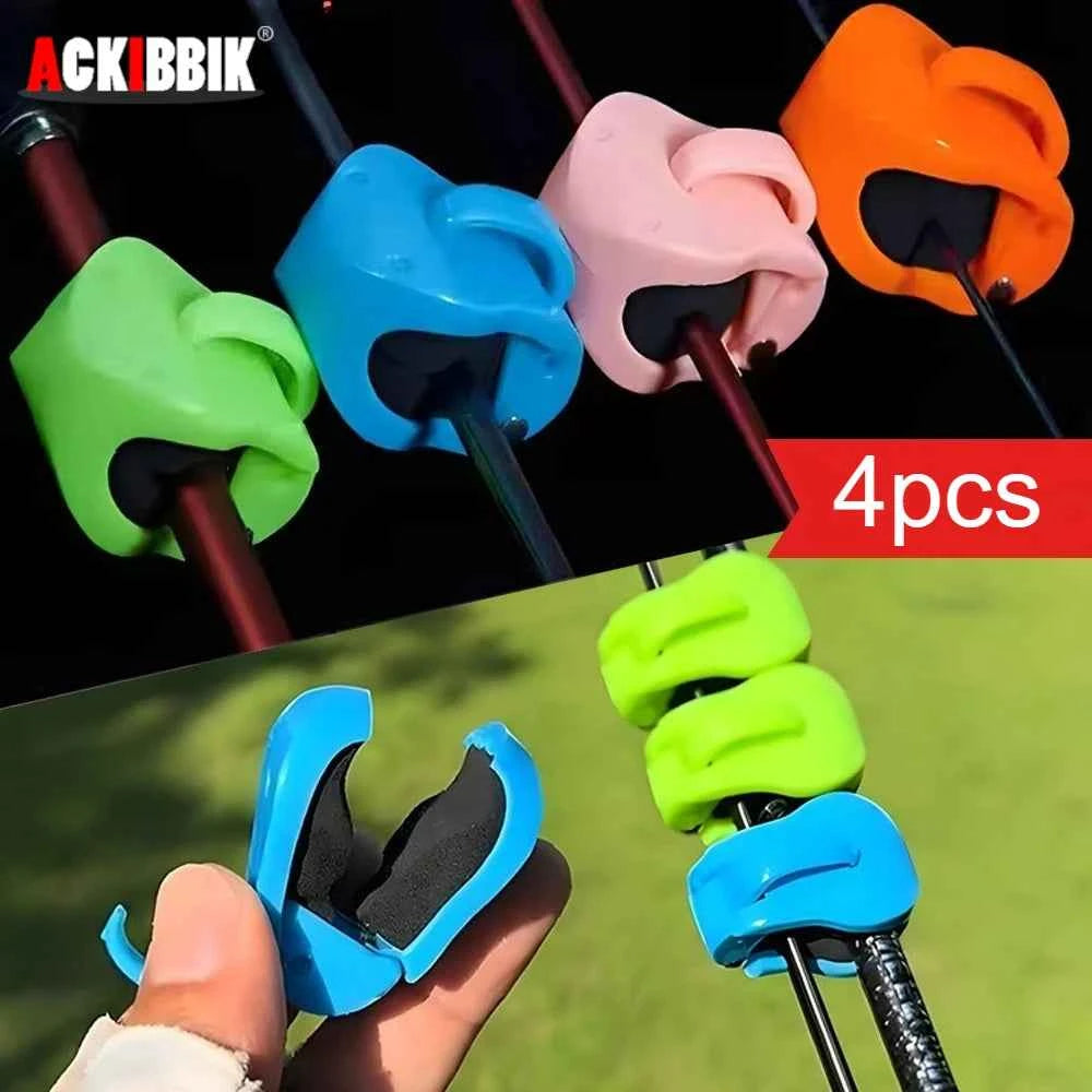 4pcs/set Universal Fishing Rod Clip Quick-Attach Fishing Rod Holder Fishing Equipment Fishing Tools Outdoor Fishing Accessories