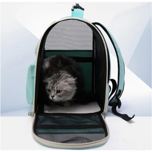 Cat Carrier Bags Windproof Outdoor Travel Backpack for Cat Small Dogs Transport Carrying Bag Cat Backpack Carriers With Cushion - Play Paws Toys