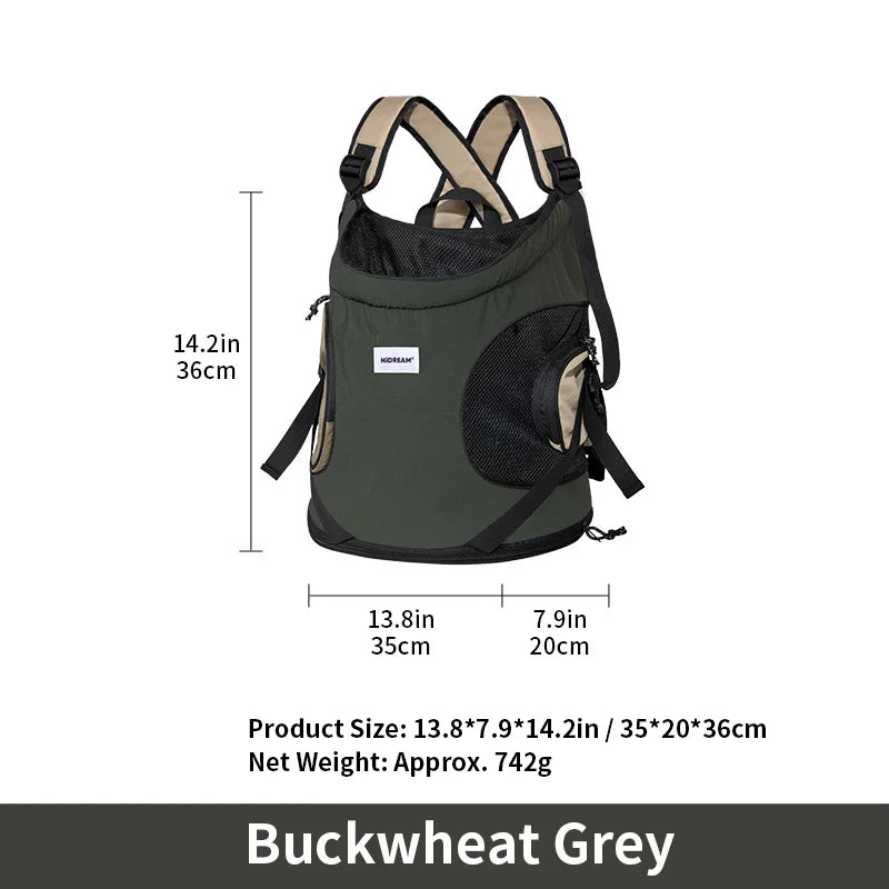 Pet Chest Backpack Front Carrying Tote Backpack Dogs and Cats Breathable Portable Outdoor Bag Shoulder Cat Bag - Play Paws Toys