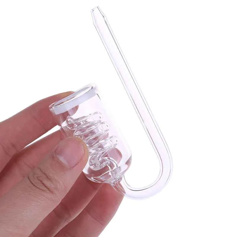 Aquarium CO2 Diffuser 60~300L Plants Tank Atomizer Solenoid Regulator Moss CO2 Atomizer Spiral Glass Tube