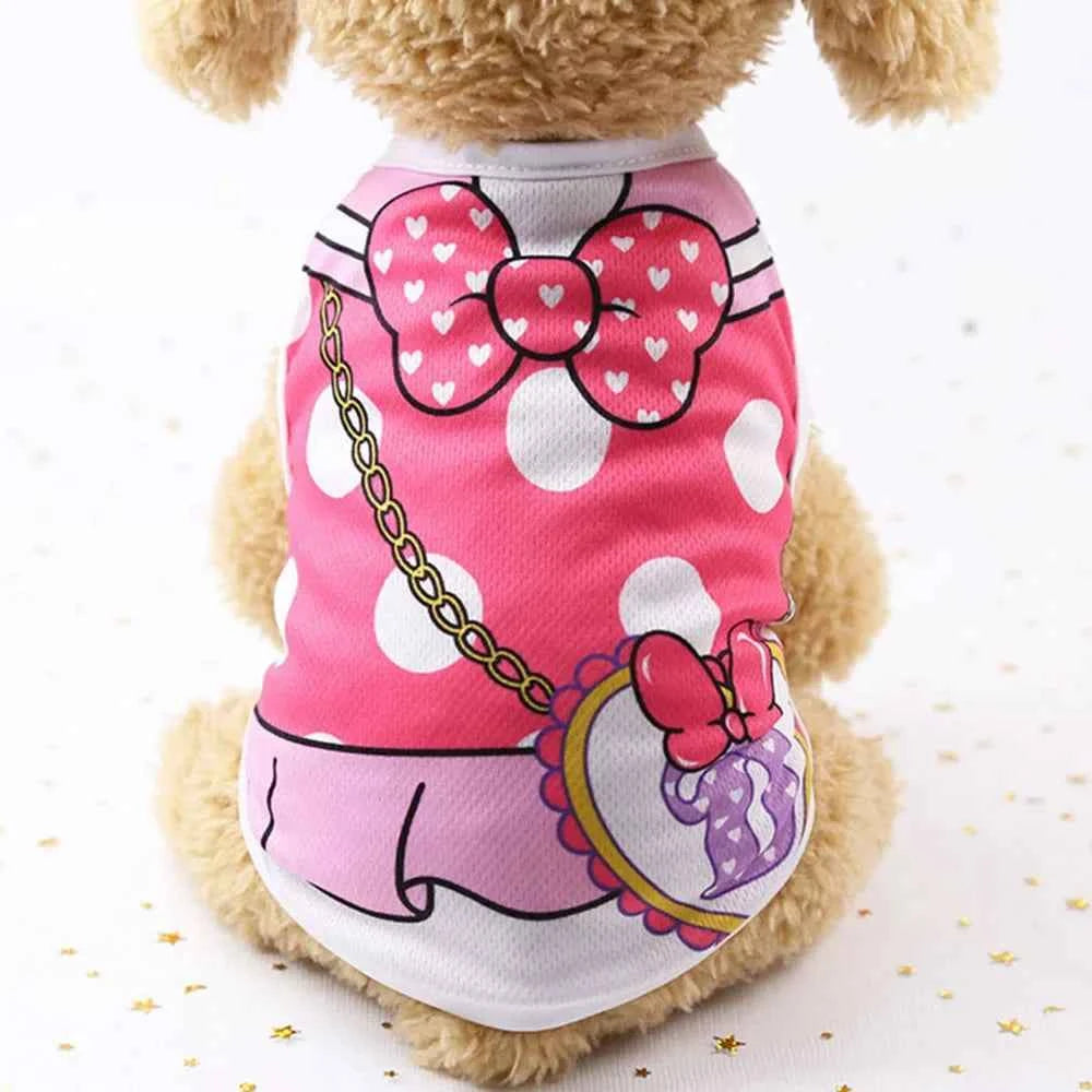 Dog Vest Shirt Sleeveless Doggy Kitty T Shirt Breathable Pet Cat Apparel Tank Top Puppy Sweatshirt Clothes for Small Medium Dogs