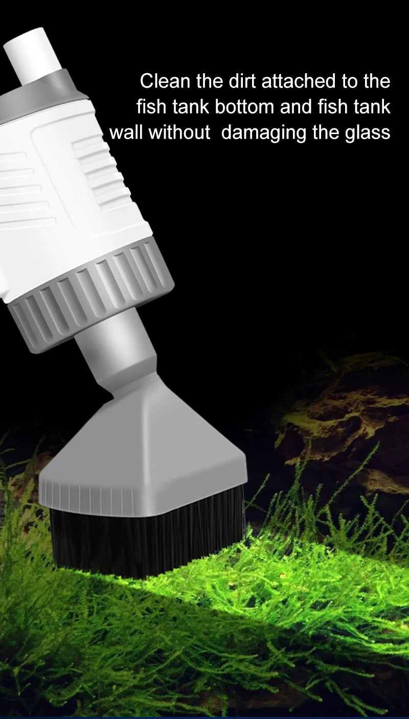 Aquarium Water Change Pump Electric Fish Tank Cleaning Tool Vacuum Water Changer Gravel Cleaner Siphon Filter Pump  30W 220v