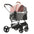 Factory Wholesale Pet Stroller and Carrier Luxury 4 Wheels Pet Portable Folding Travel Dog Trolley for Big and Small Dog - Play Paws Toys