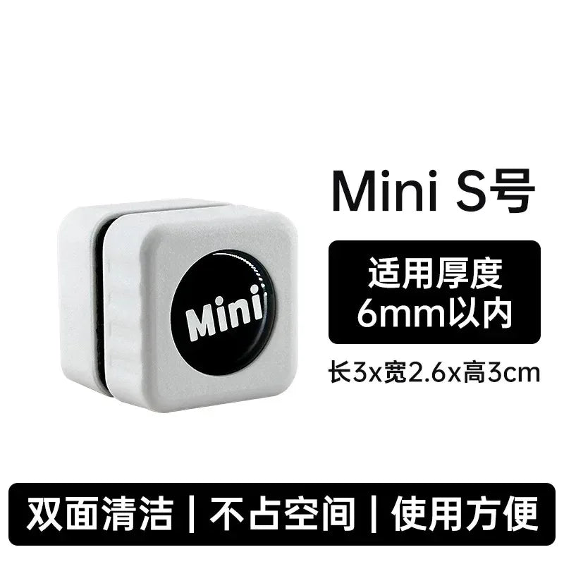 Magnetic Aquarium Glass Cleaner Mini Square Algae Scraper Plastic Fish Tank Maintenance Tool for Various Fish Easy Use
