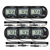 2/4/6/8Pcs LCD Digital Aquarium Thermometer Fish Tank Thermometer With Water-Resistant Sensor Probe And Suction Cup For Reptile