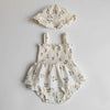 2PCS Floral Ruffle Baby Girls Clothes Bodysuit & One Piece Kids Baby Birthday Princesses Dress Jumpsuits Clothing