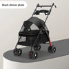 Pet Stroller Dogs Cats Teddy Bear Baby Stroller Small Pet Stroller Light and Foldable Suitable Outdoor Travel Dog Cat Supplies