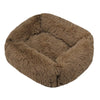 Luxury Dog Bed Square Dog Beds Long Plush Dog Mat Beds for Small Medium Large Dogs Supplies Pet Dog Calming Bed Washable Kennel