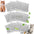 12PCS Universal Cat Litter Box Odor Eliminator, Natural Activated Charcoal Filters Replacement for Hooded Automatic Toilet