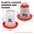 3kg+3L Poultry Feeder And Waterer Water Food Dispenser Automatic Chicken Birds Chick Waterer Feeding Bucket Container Supply
