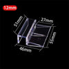 10Pcs Transparent Acrylic Fish Tank Glass Lid Clip Brackets Aquarium Filter Light Stand Support Holders Clip Width 5/6/8/10/12mm