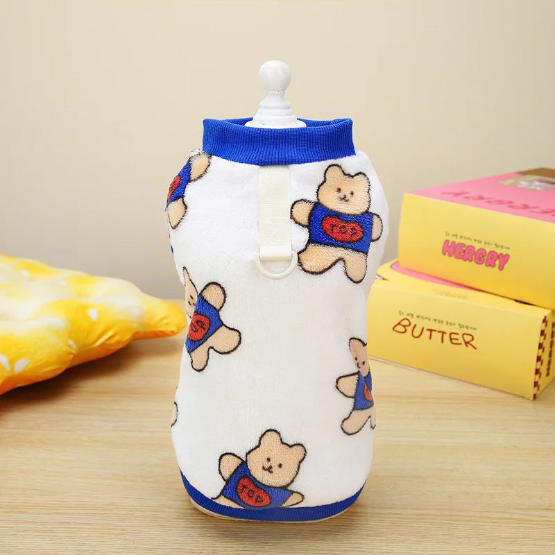 Korean Style Sphynx Cat Sweater with Buckle Winter Warm Pet Clothes for Cats Gotas Garfield Persian Pullovers mascotas Clothing - Play Paws Toys
