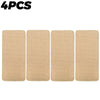 1/4PCS Cat Scratcher Mats Natural Sisal Anti-slip Cat Scratching Pads Furniture Carpet Wall Protector Pads with Textured Surface