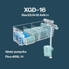 Aquarium Wall-Mounted Waterfall Filter Roller, ,Circulating Oxygen genation,Multi-Layer Fish Tank Top Filter New